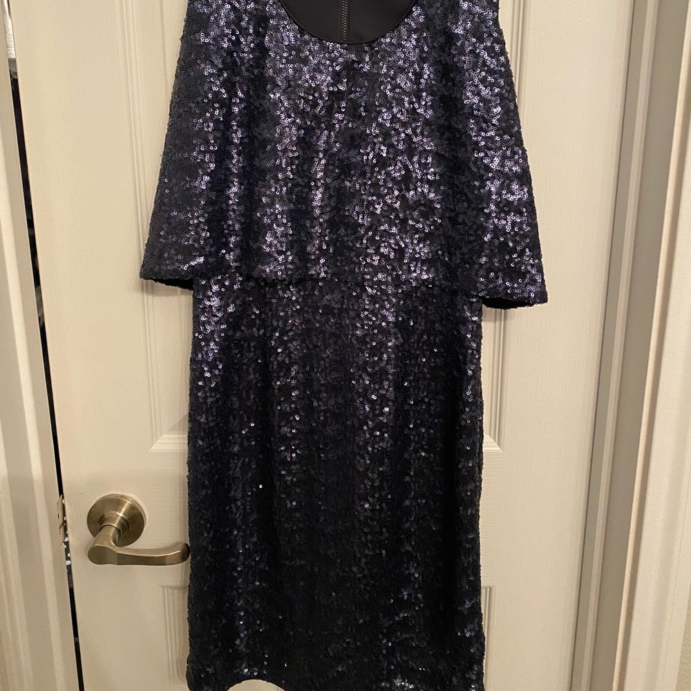Nice sequin dress. Navy